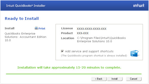 QuickBooks Installation