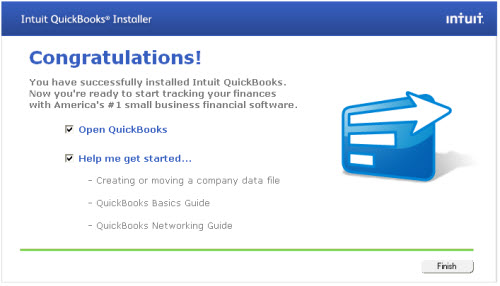 QuickBooks is successfully Installed