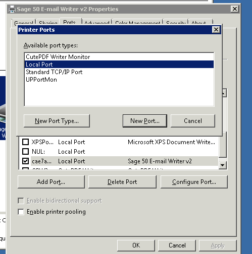sage 50 Email Writer