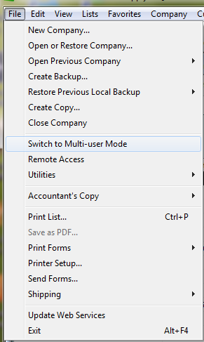 switch to multi user mode