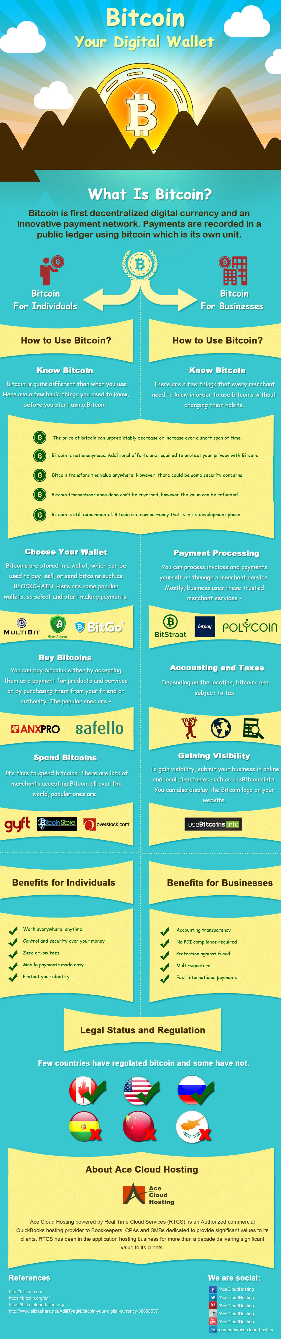 Getting Started With Bitcoin Your Digital Wallet Infographic