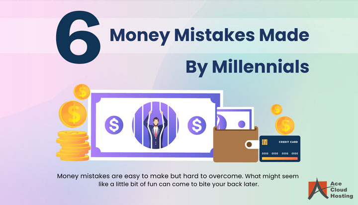money mistakes made by millenials infographic blog