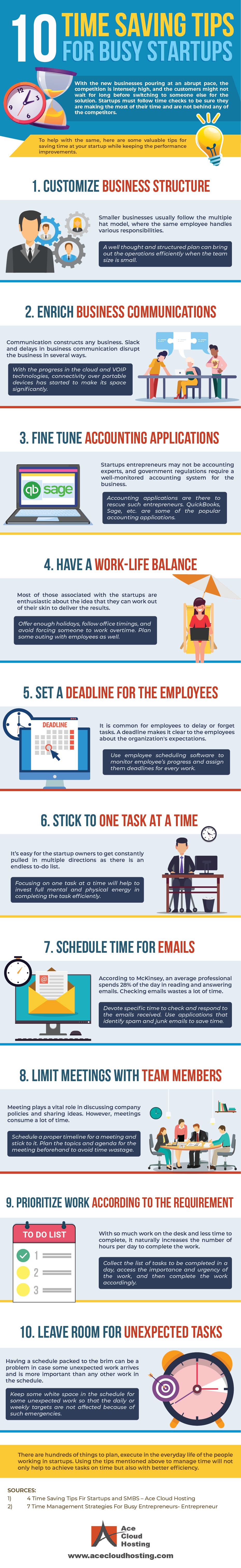 10 Time-Saving Tips For Busy Startups [Infographic]