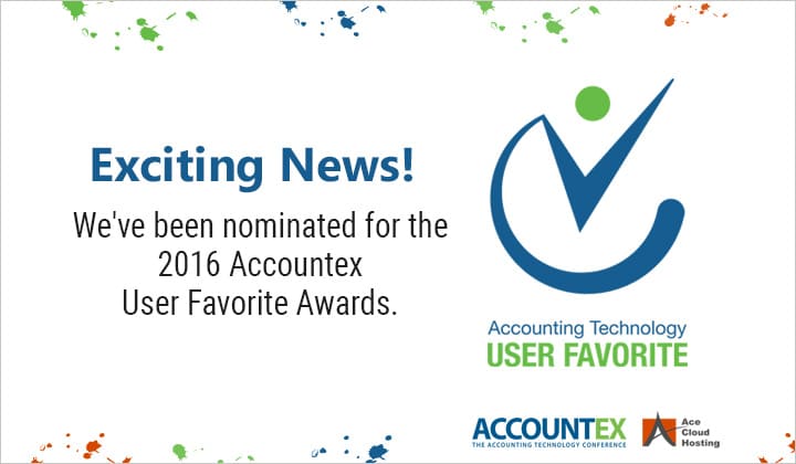 Why You Should Vote For Ace Cloud Hosting at Accountex Award