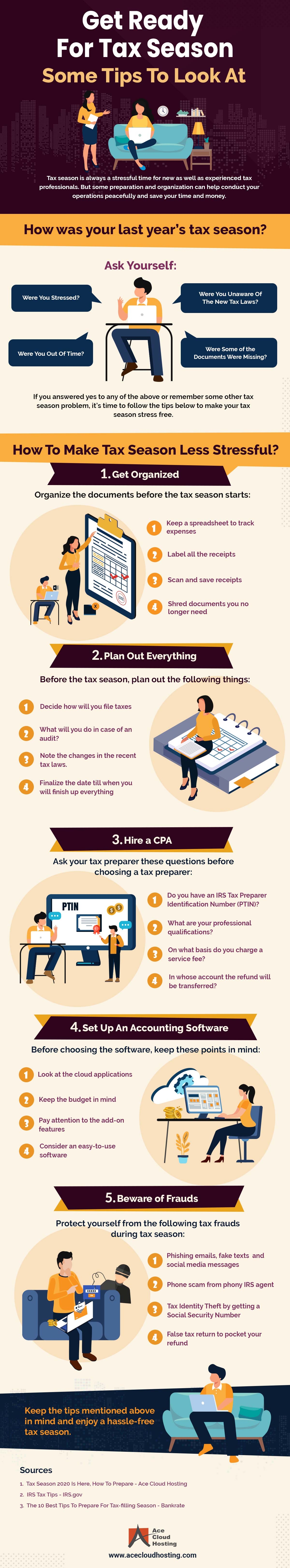 [Infographic] 5 Tips to Get Ready for Tax Season Now