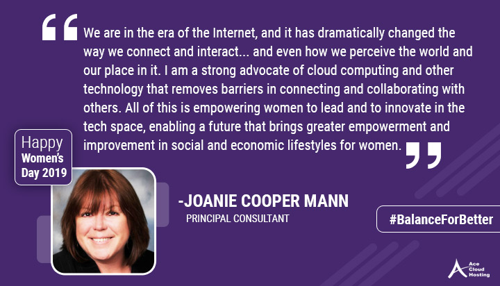 Quote by Joanie Cooper Mann on women's day