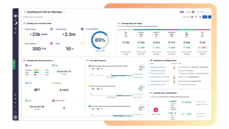 monday crm integration with quickbooks