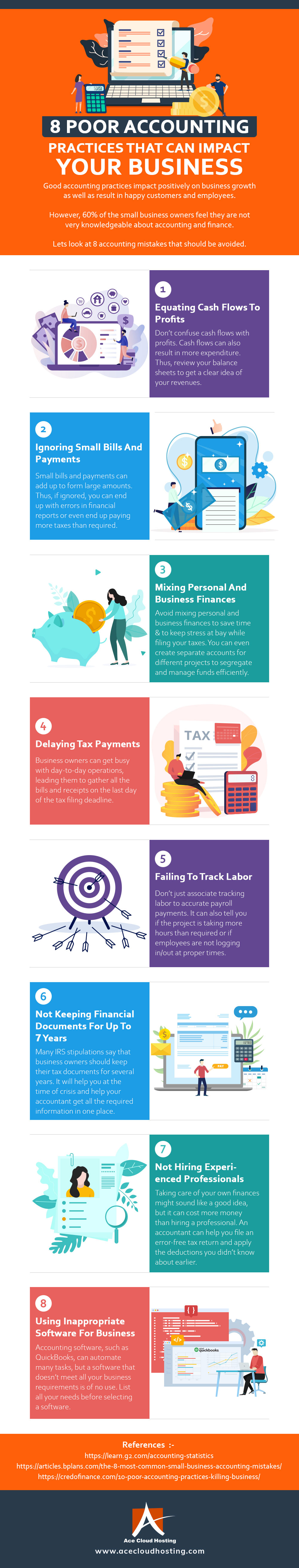 8 Poor Accounting Practices That Can Impact Your Businesses [Infographic]