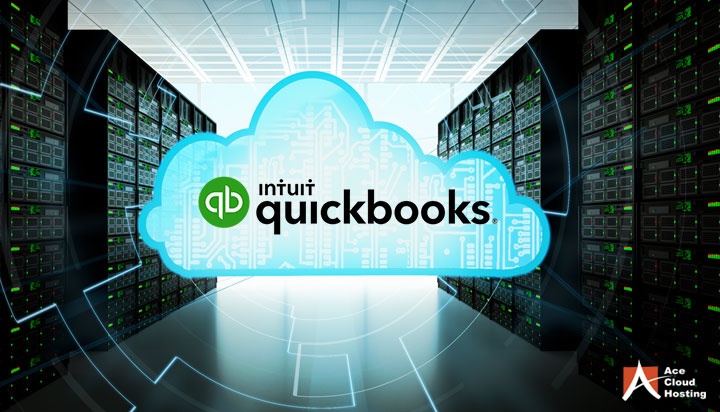 What is the cloud hosting process for QuickBooks?