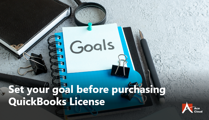 Create a Goal for QuickBooks license