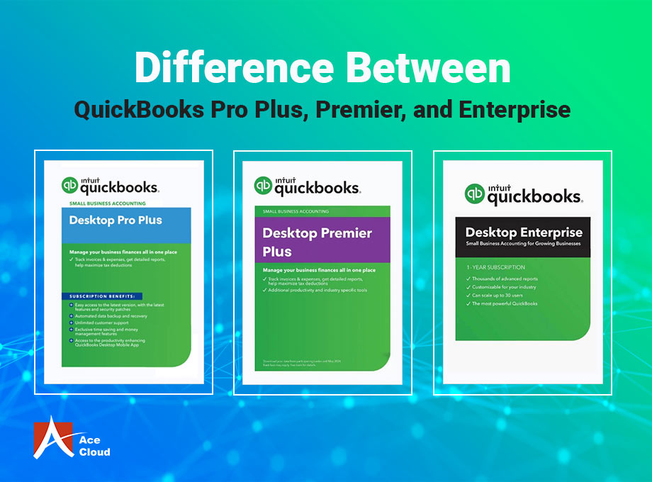 difference between quickbooks