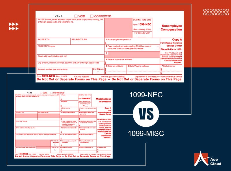 forms 1099 nec vs 1099 misc whats the difference