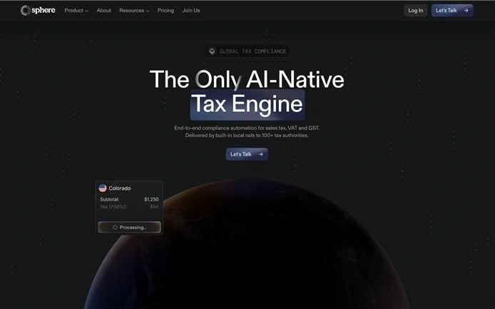 sphere - ai-native tax engine