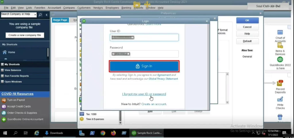 Sign-in to complete the proces