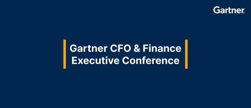 gartner cfo and finance executive conference