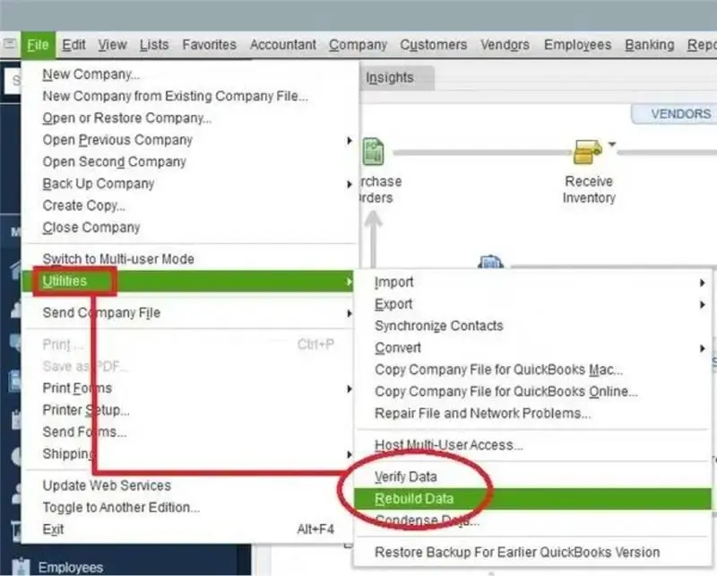 rebuild quickbooks desktop payroll data