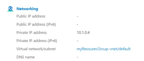 assigning a public ip address to vm