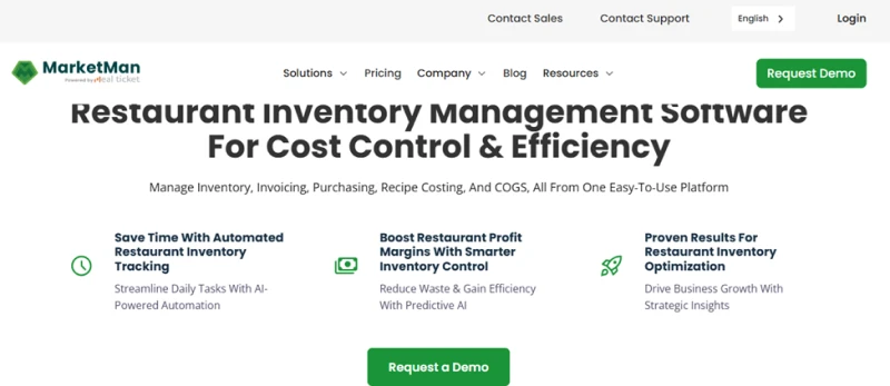 marketman - restaurant specific inventory management