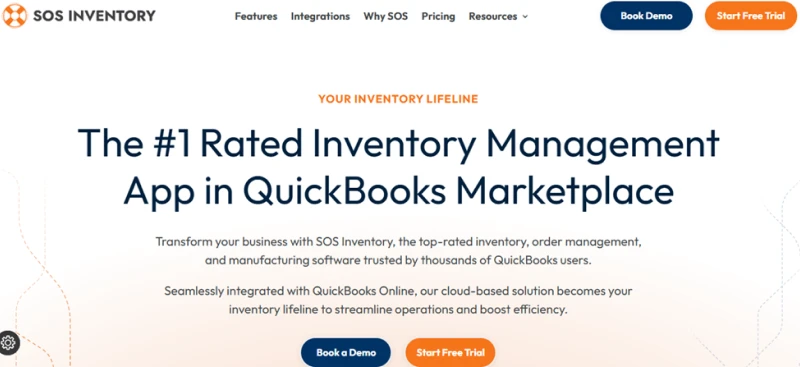 SOS Inventory - inventory management app for quickbooks