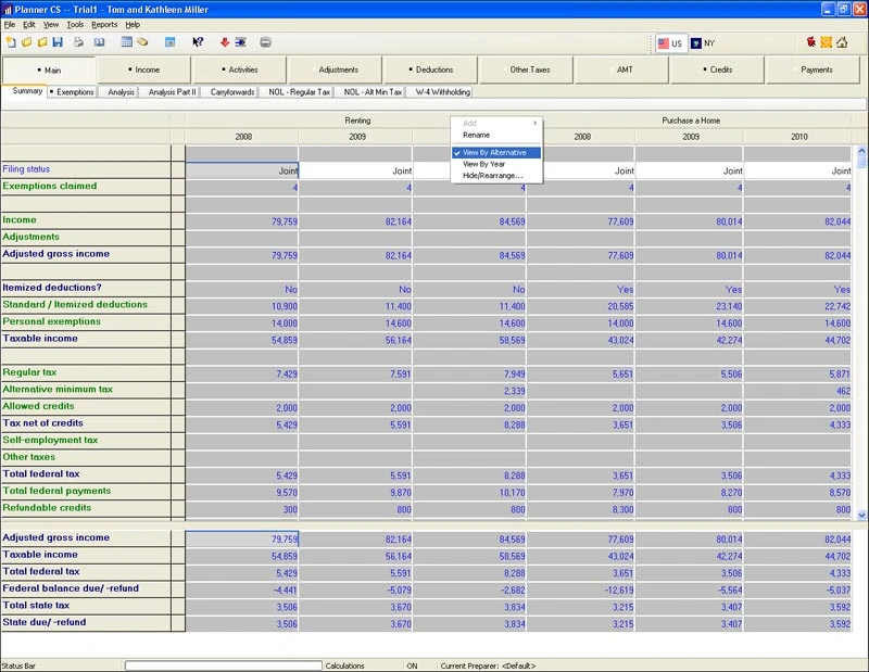 planner cs - ultratax integration