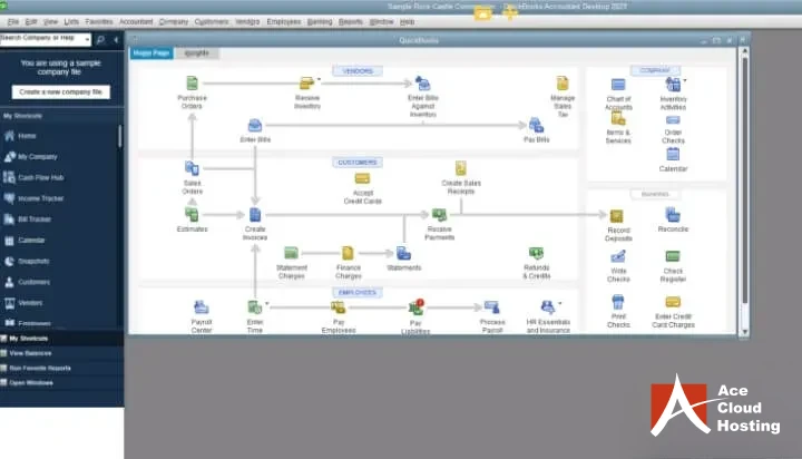 quickbooks desktop dashboard in the cloud