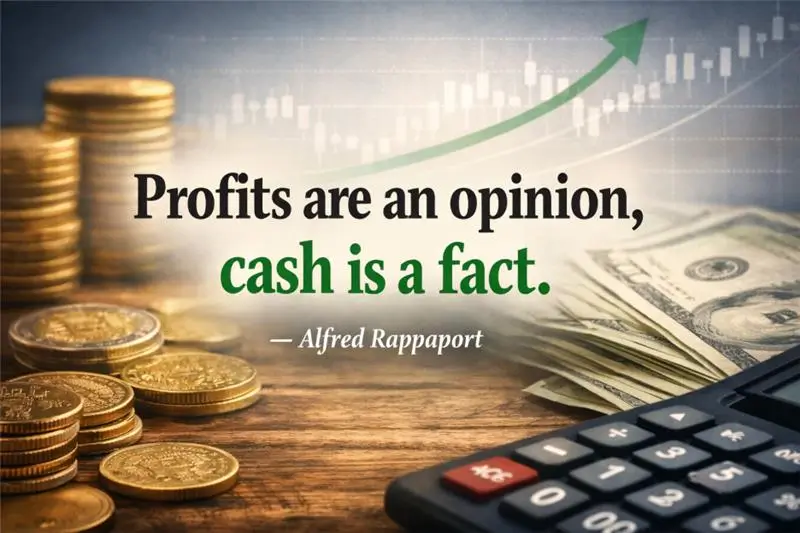 money quotes for accountants - profits are opinion