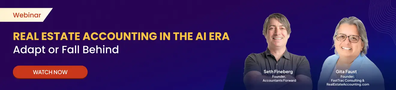 AI webinar for real estate accounting professionals on adapting to new technologies and staying competitive.