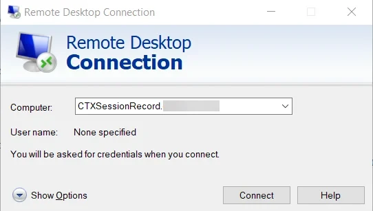 Connect to your Windows Server 2019 machine using Remote Desktop