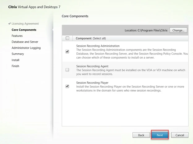 select-session-recording-components