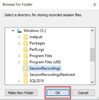 select-session-recordings