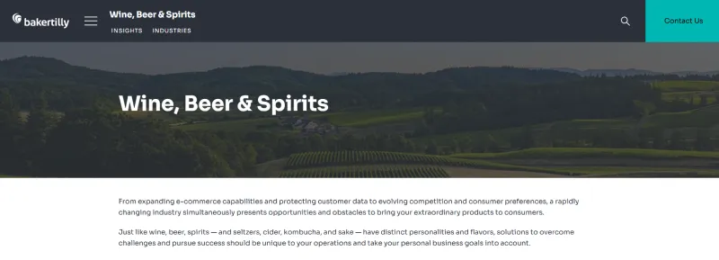 braker tilly - best winery accounting firm in us