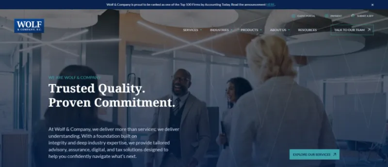 wolf co accounting advisory firm careers