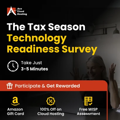 tax season technology readiness survey mobile banner